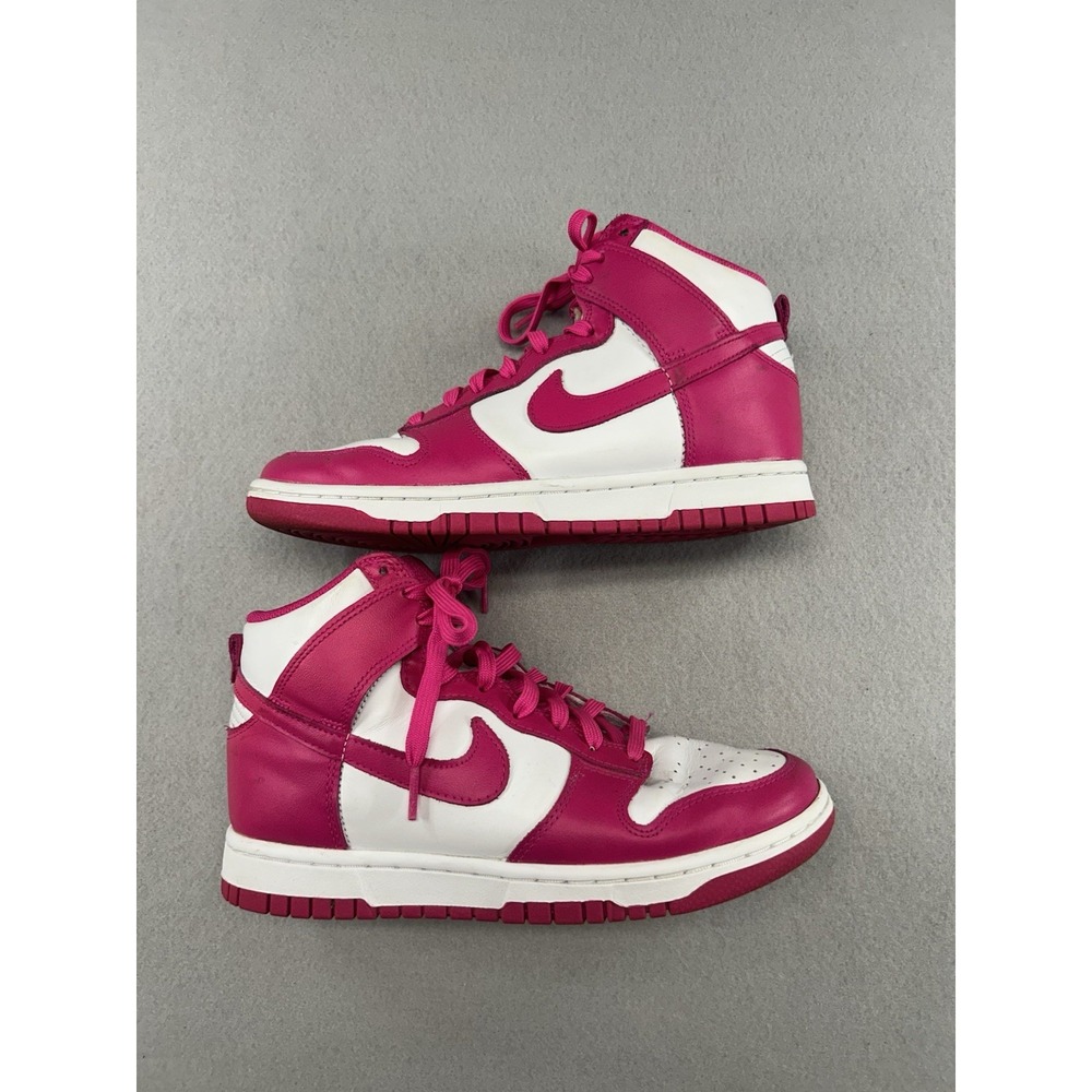 Nike Dunk High Pink Prime White DD1869-110 Women's Size 7 High Top Sneakers